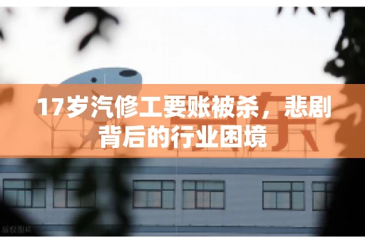 17岁汽修工要账被杀，悲剧背后的行业困境