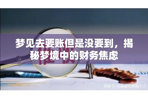 梦见去要账但是没要到，揭秘梦境中的财务焦虑
