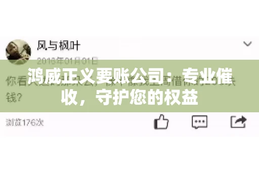 鸿威正义要账公司：专业催收，守护您的权益